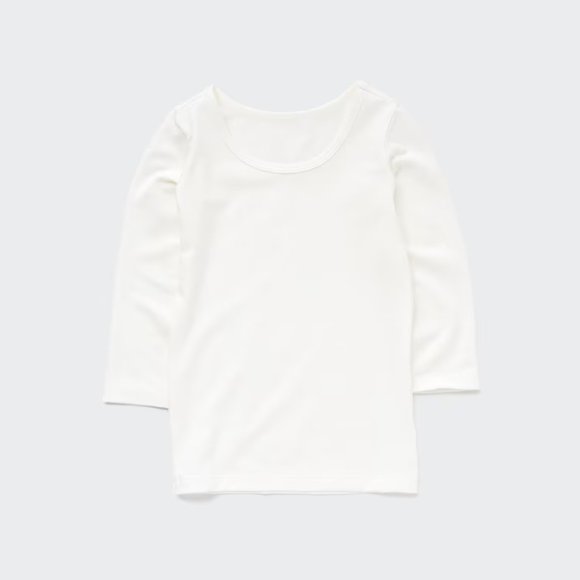 Uniqlo HEATTECH Scoop Neck T-Shirt (long sleeve) - Picture 1 of 3